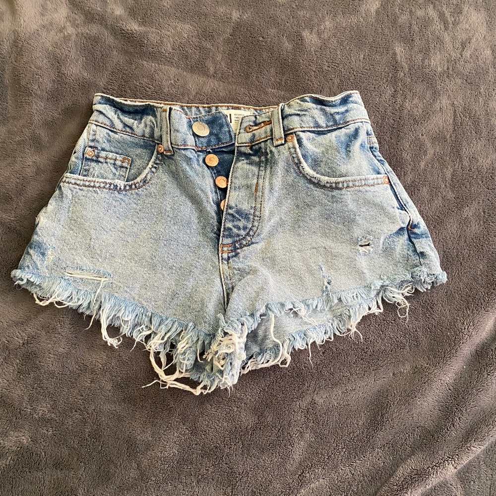 Denim shorts